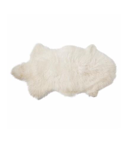 tapis en peau d'agneau mongole blanc bloomingville 79200028 90x50cm (2)