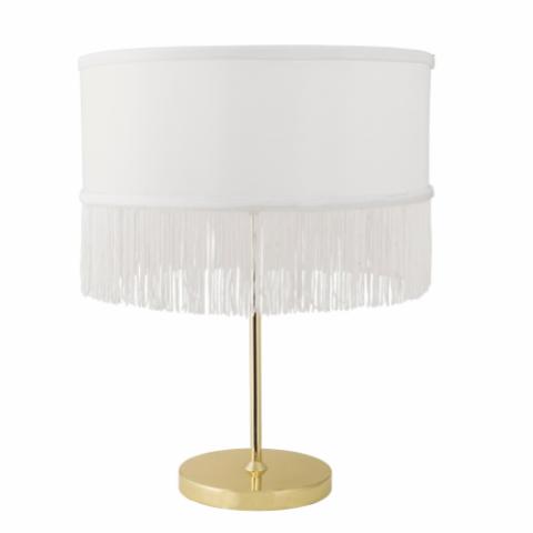 lampe de table blanche et métal doré ZITTA D35xH45cm 68808392 bloomingville