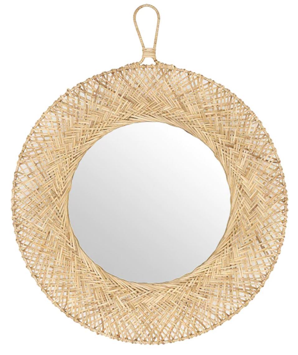 miroir xl bambou D60 cm CARAVANE 265€