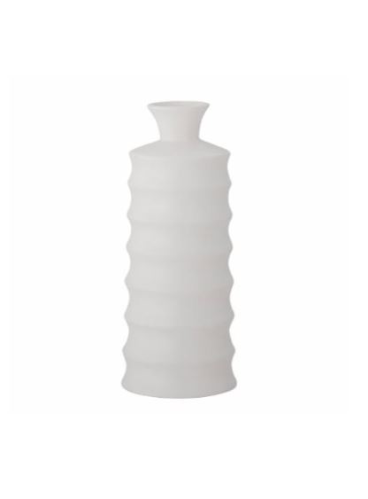 vase blanc grès KIP D8 H20,5