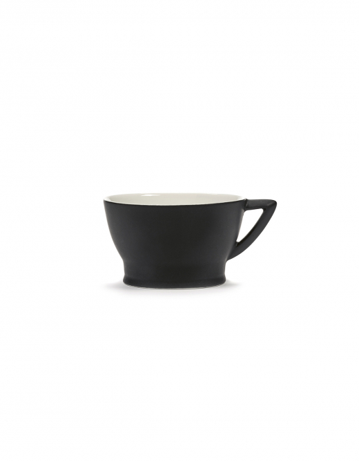 B4019424-nieuw_2 tasse à café porcelaine noir et blanc mat