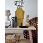 vase troy noir en grès 82050090 D7,5 h17 L11cm bloomingville