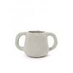 B7218307_1_1 POT MARIE PAPIER MACHE BEIGE D14H18