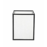 abat-jour rectangle Tara Caravane en papier blanc