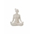 ADALINA figurine déco en polyrésine blanc 18x24x15cm