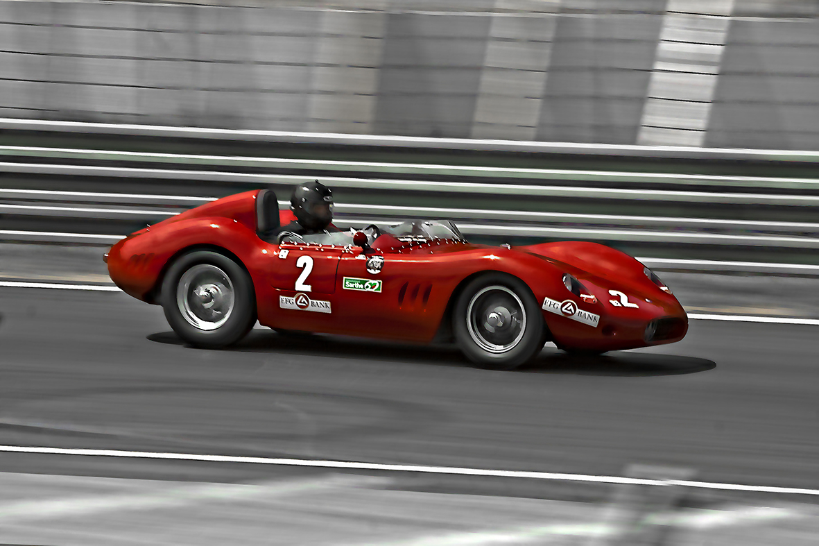 Le Mans Classic 29 Masérati 250 S 1957 w
