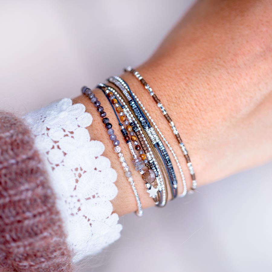 Bracelet Multi-Tours Blanc Délicat - DORIANE BIJOUX