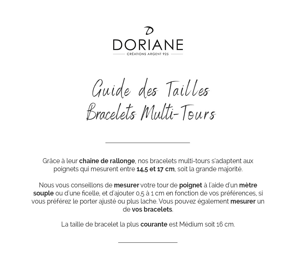 Guide des tailles
