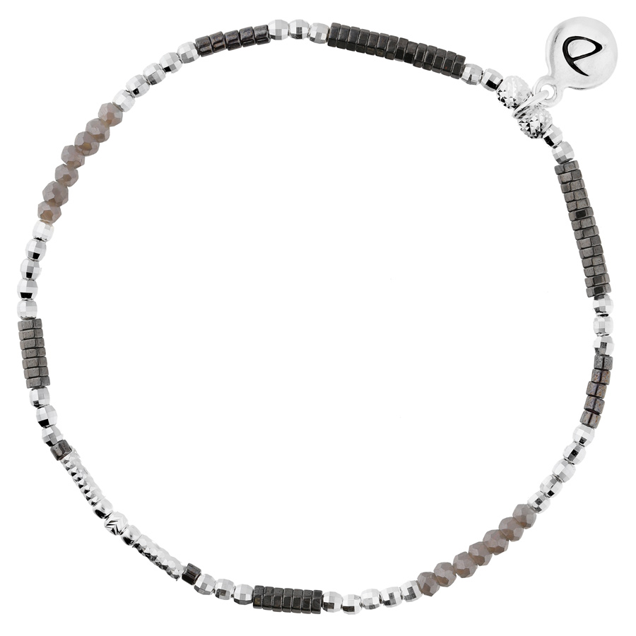 BRACELET ELASTIQUE CHEEKY GRIS POLAIRE