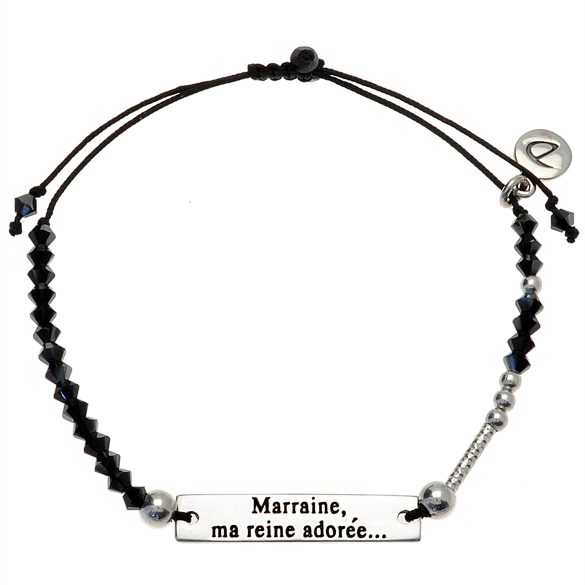 BRACELET MARRAINE MA REINE ADOREE