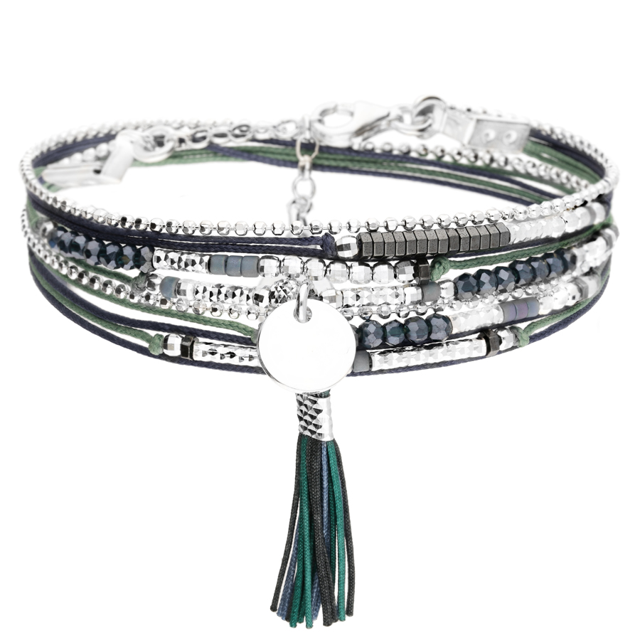 BRACELET LIBERIA VERT BLEU