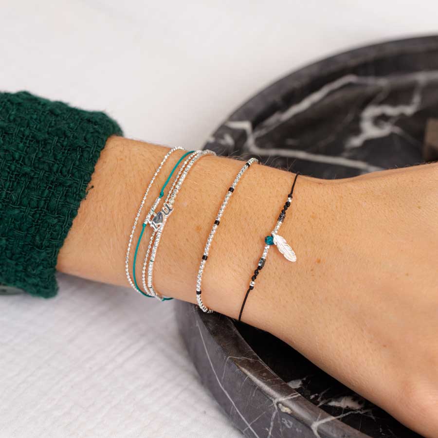 Fil élastique Beadalon 1mm - 25 Mètres - Argent Satiné