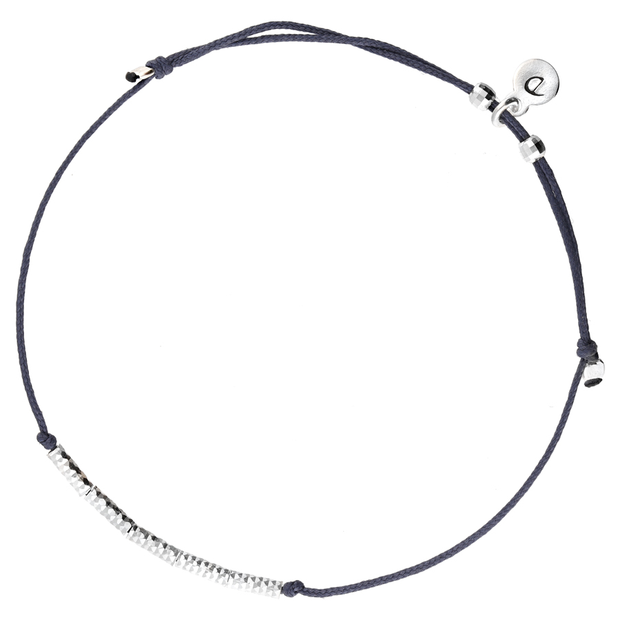 BRACELET CORDON VIENNE BLEU