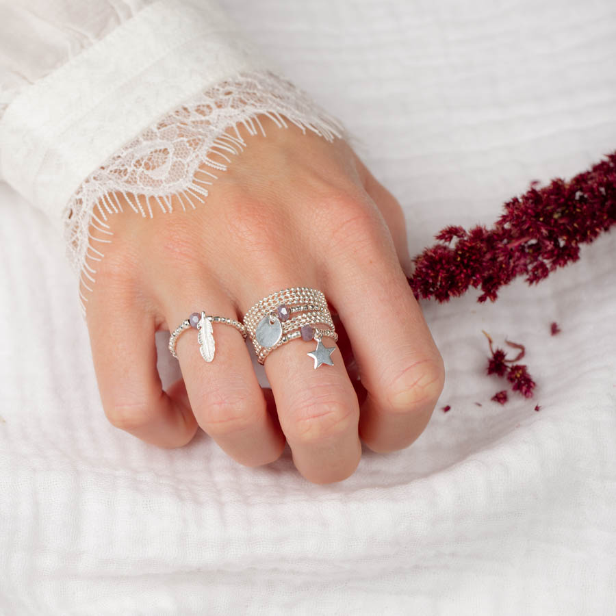 Bague discount petite perle