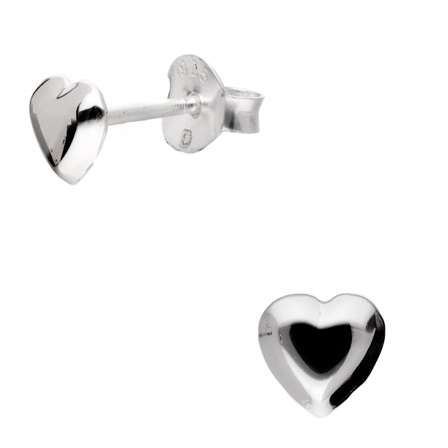 BOUCLES COEUR LISSE 5mm