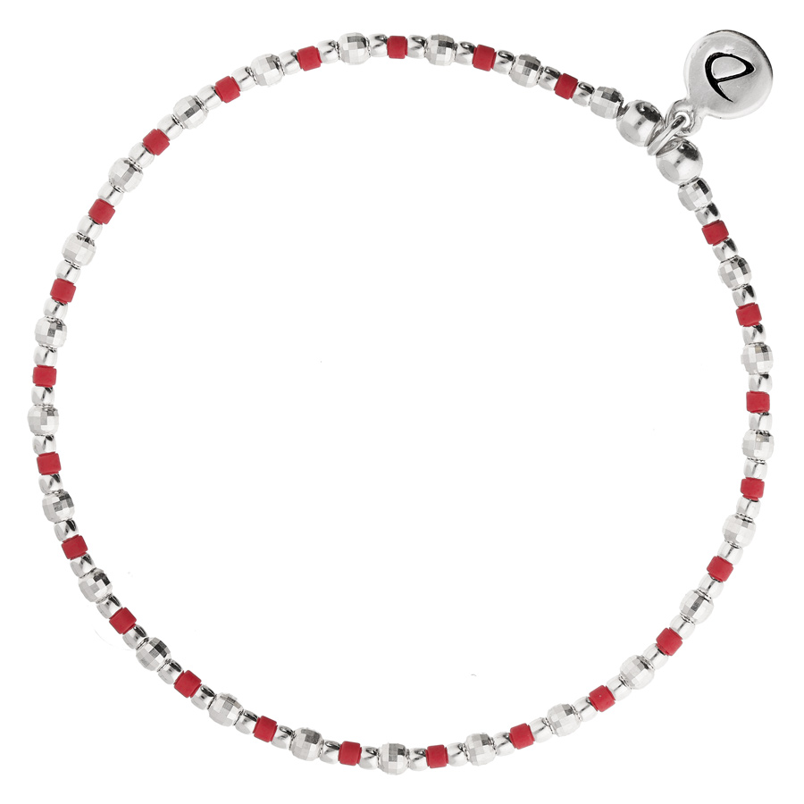 BRACELET ÉLASTIQUE FUNNY ROUGE