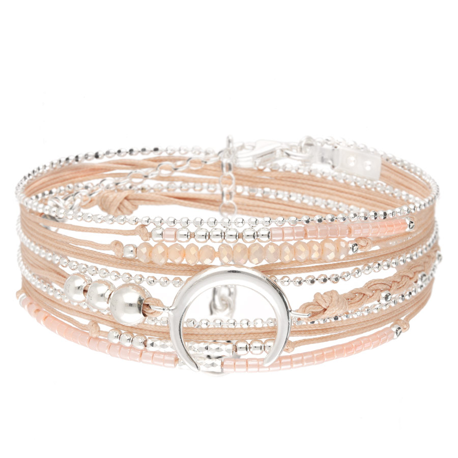 BRACELET MOONLIGHT BEIGE ROSE