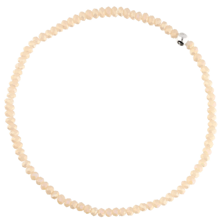 BRACELET ELASTIQUE BEIGE CLAIR