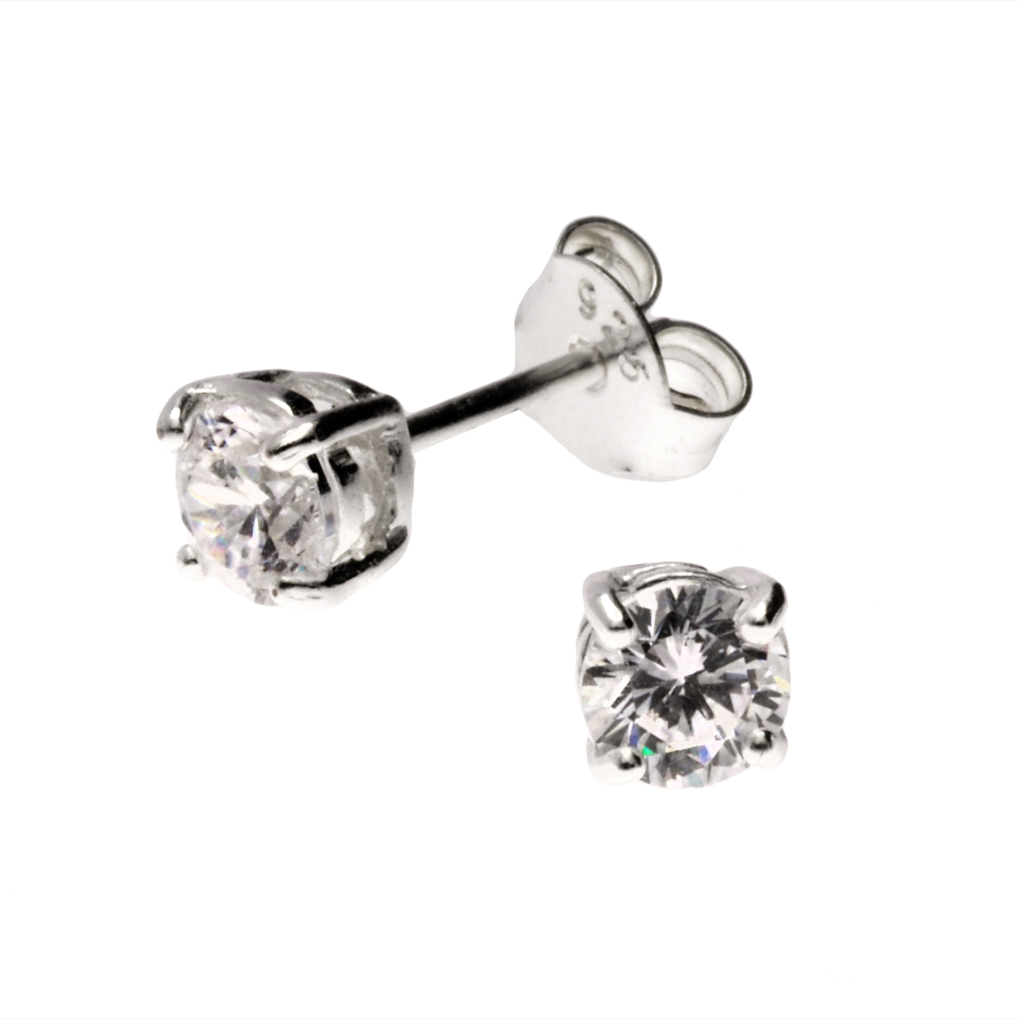 BOUCLES DIRECT OREILLES OXYDE ROND 4MM