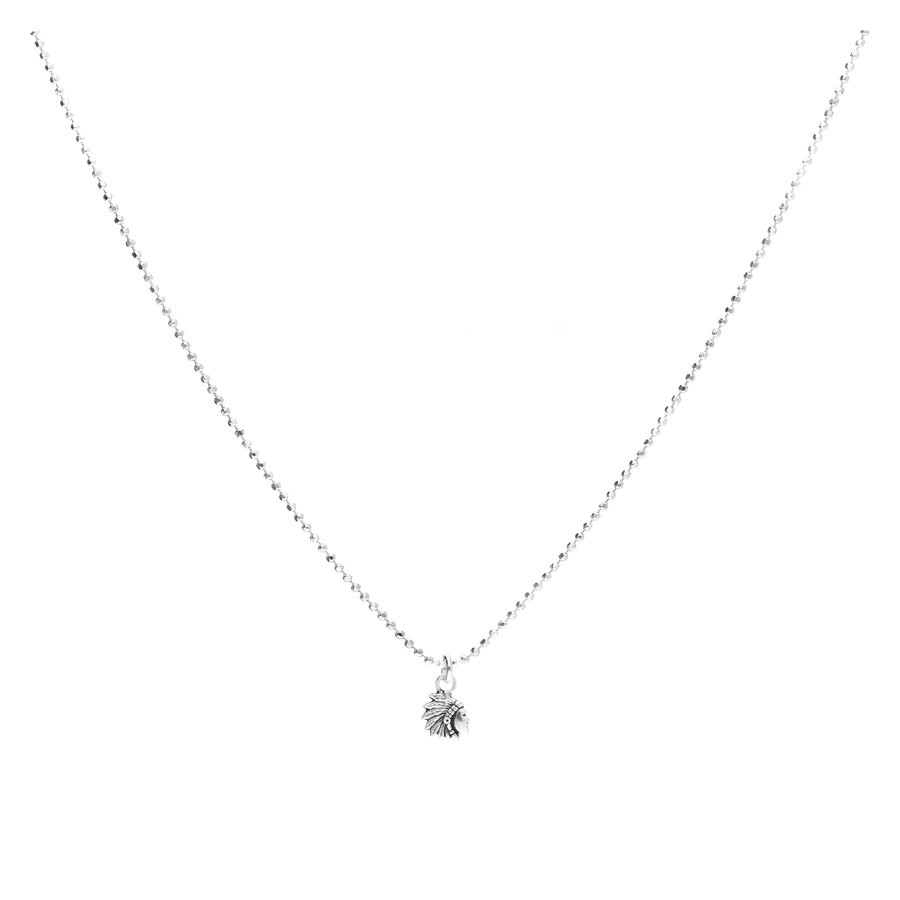 CO8437 - collier en argent pendentif indien