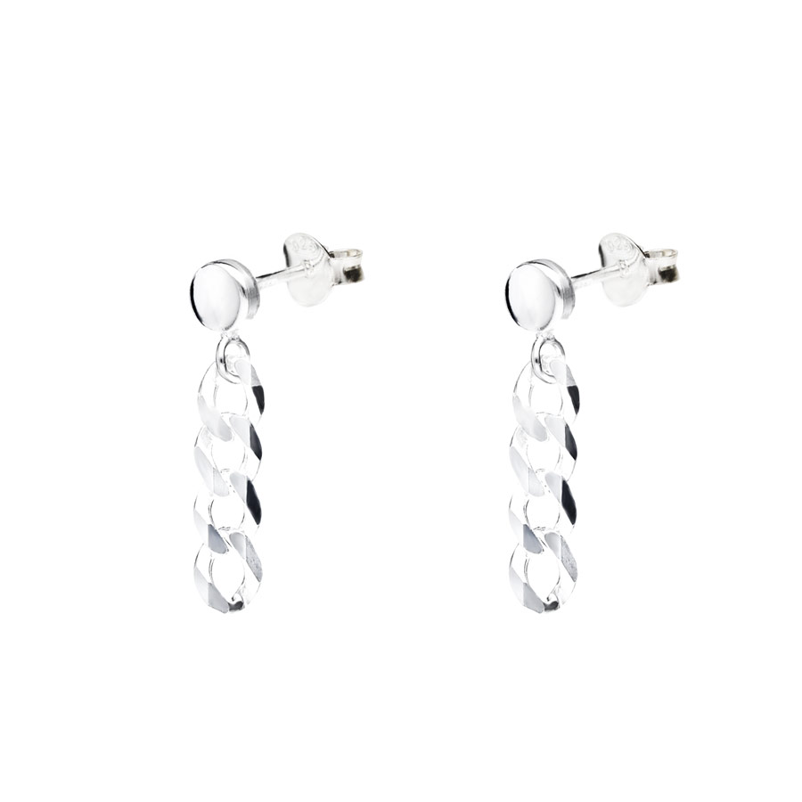 BOUCLES MAILLE ROCK 15MM