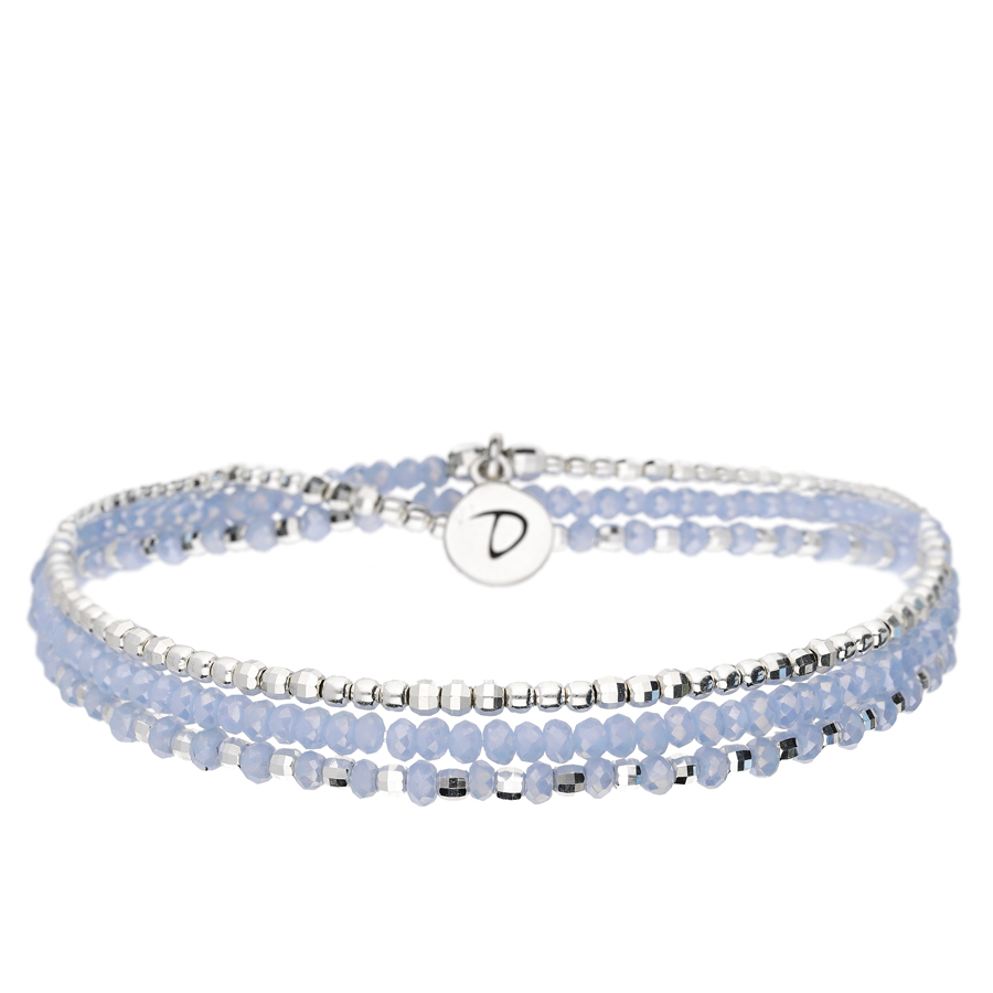 BRACELET HEAVEN BLEU SAPHIR TRIPLE TOURS