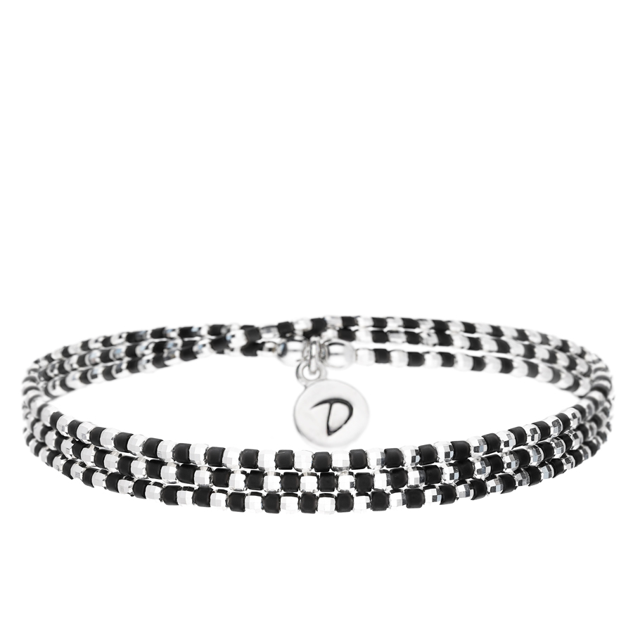 BRACELET TRIPLE ELASTIQUE IBIZA NOIR