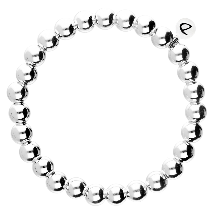 BRACELET BOULE ARGENT 7MM