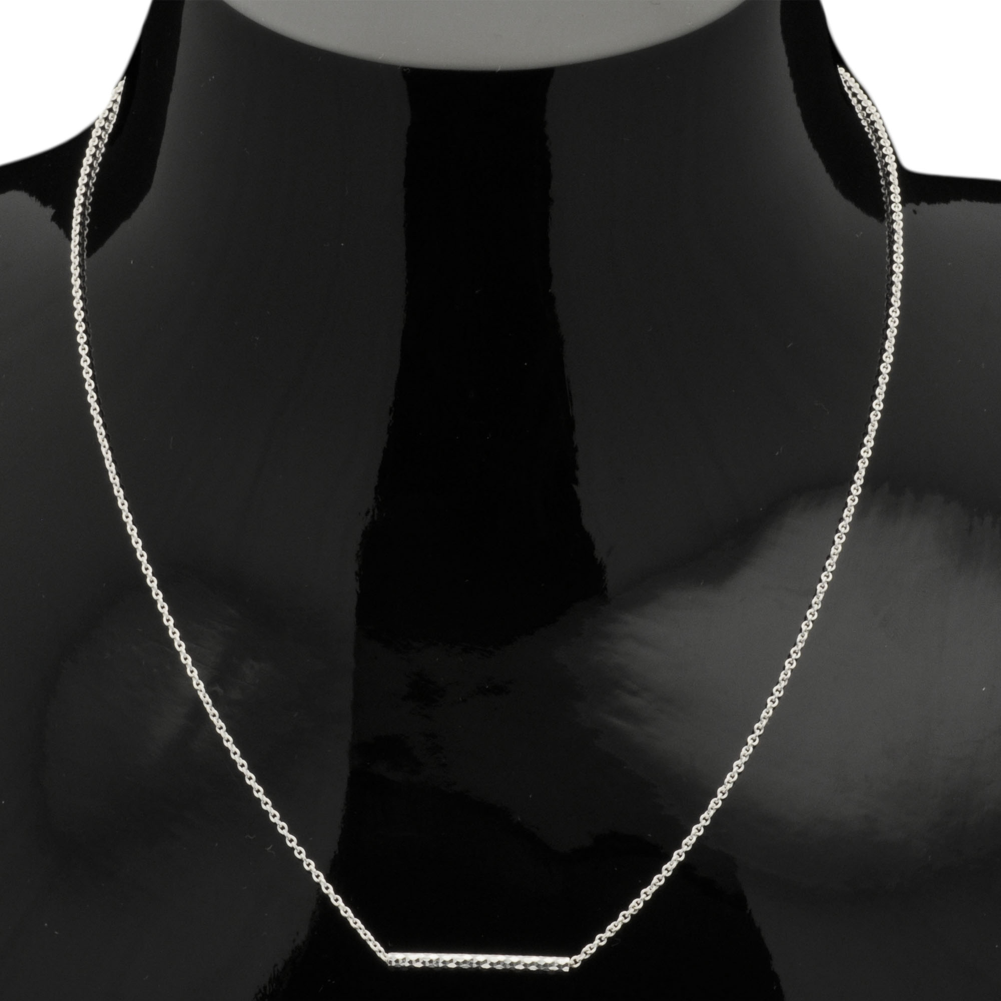 NEW COLLIER CHAINE TUBE DIAMONDS