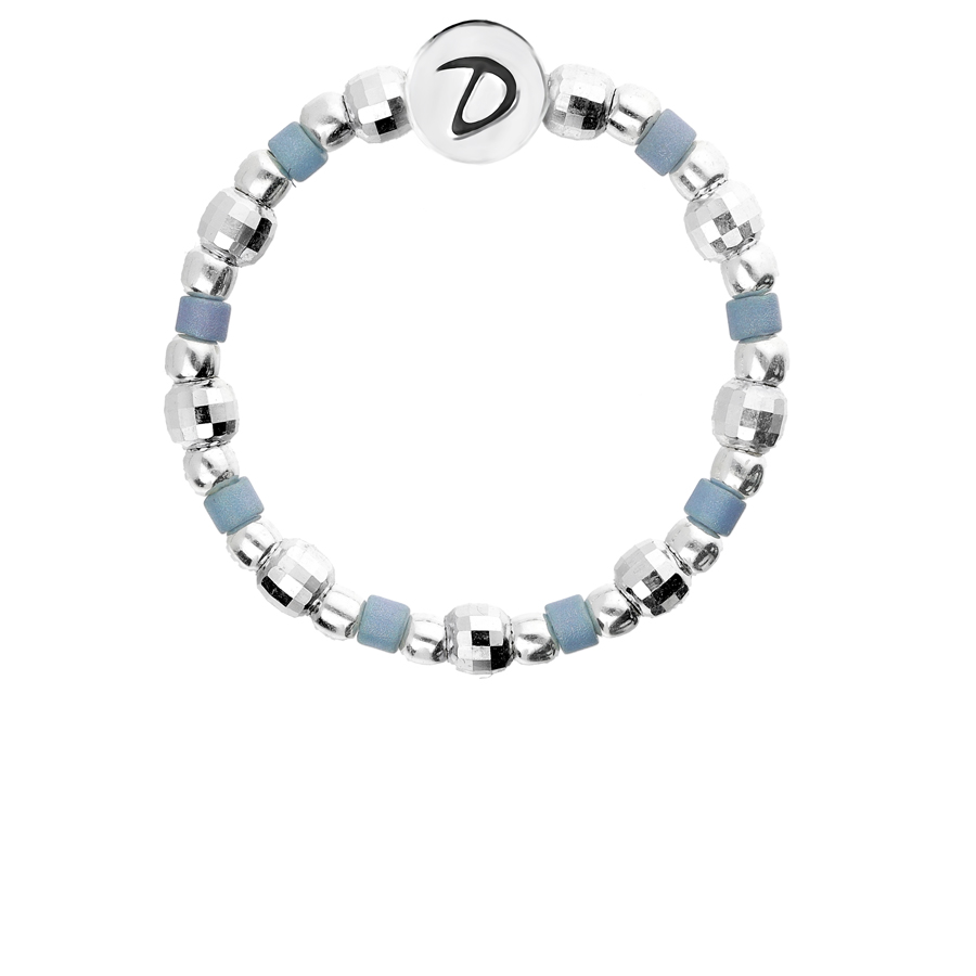 BAGUE ELASTIQUE BASIC BLEU CLAIR