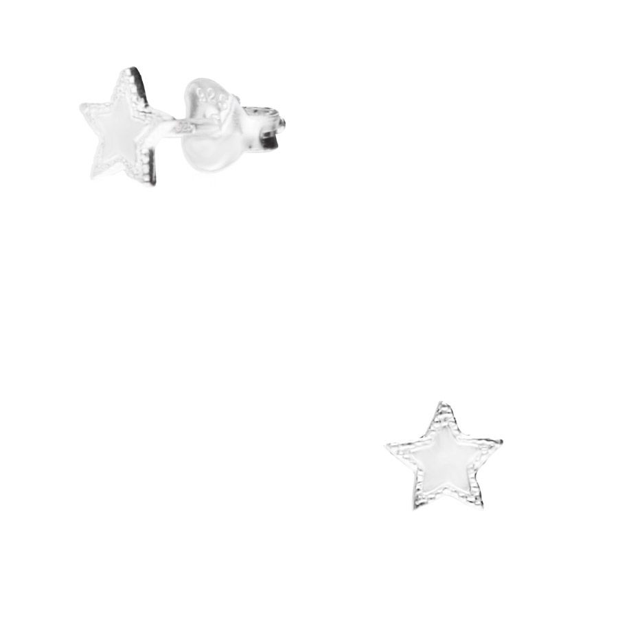 BOUCLES ÉTOILE À BORDS POINTILLÉS