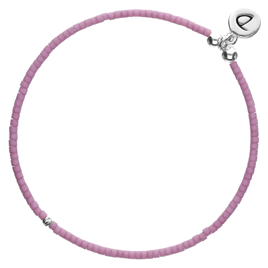 BRACELET ELASTIQUE MIYUKI FRAMBOISE