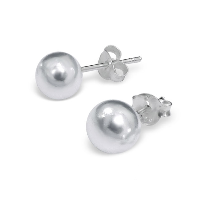 DIRECT OREILLES BOULE ARGENT 7MM