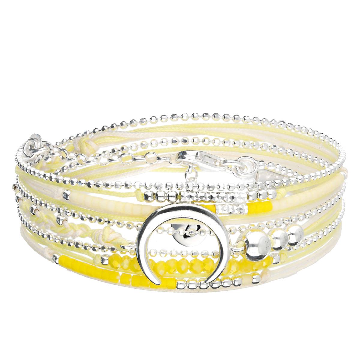 BRACELET MOONLIGHT JAUNE CRÈME