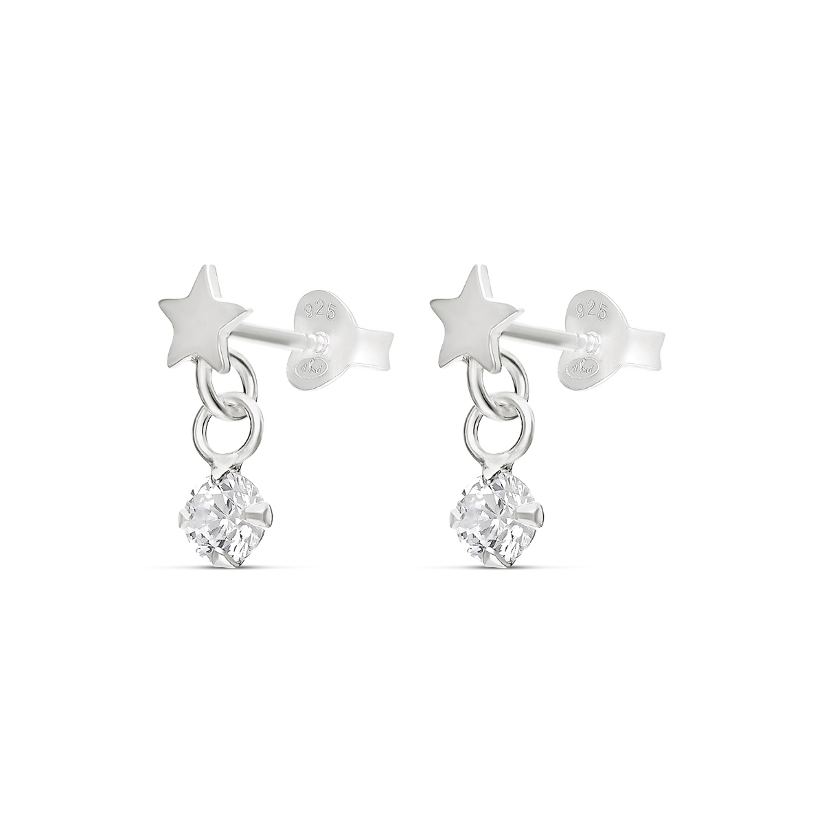 BOUCLES ETOILE OXYDE PENDANT