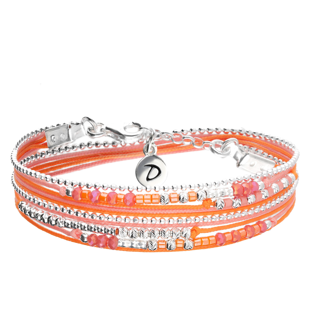 BRACELET MULTI-TOURS FORMOSA ORANGE