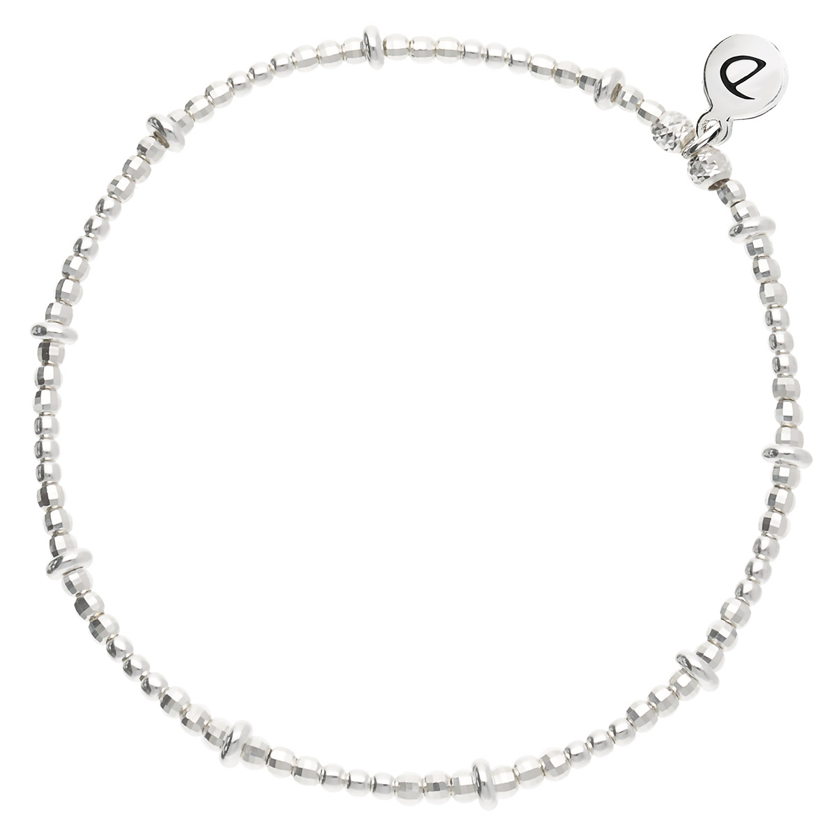 BRACELET ÉLASTIQUE BOULES Argent 925