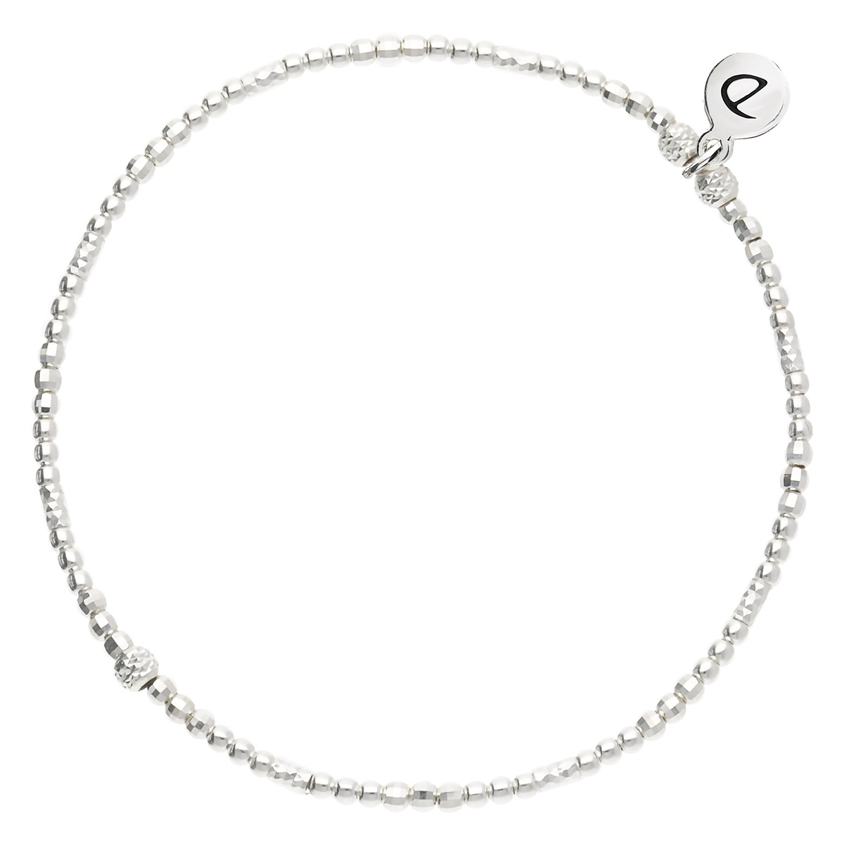 BRACELET ÉLASTIQUE BOULES Argent 925