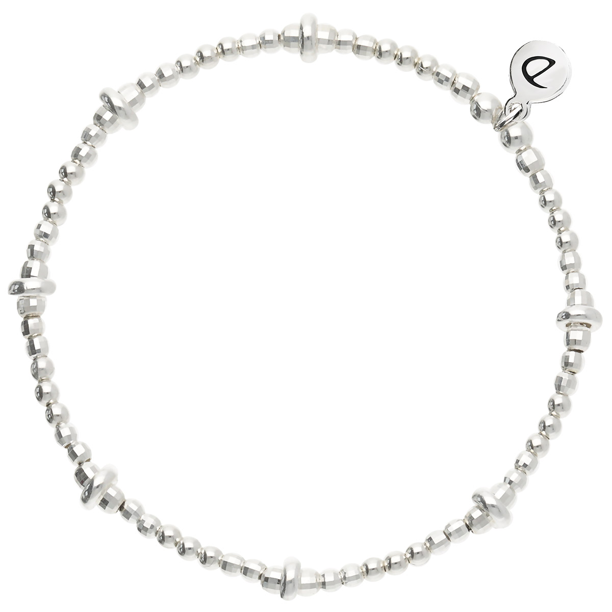 BRACELET ÉLASTIQUE BOULES Argent 925
