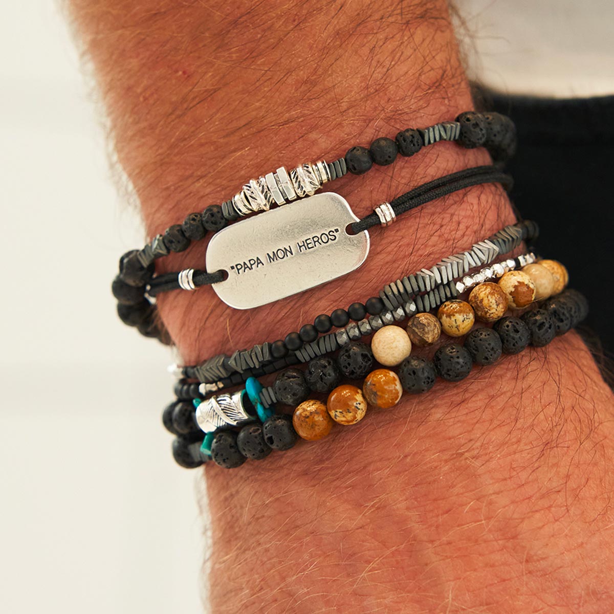 BRACELET HOMME - DÉCOUVREZ LES MESSAGES- Argent 925