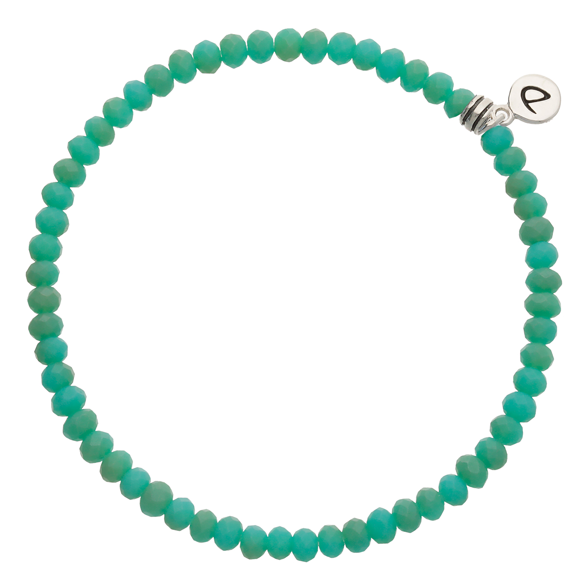 Bracelet Homme Élastique Vert Turquoise Choco 4mm
