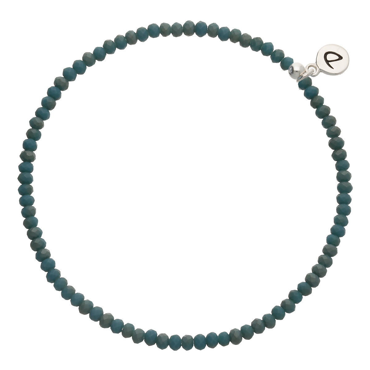 Bracelet Homme Élastique Vert Gris 3mm