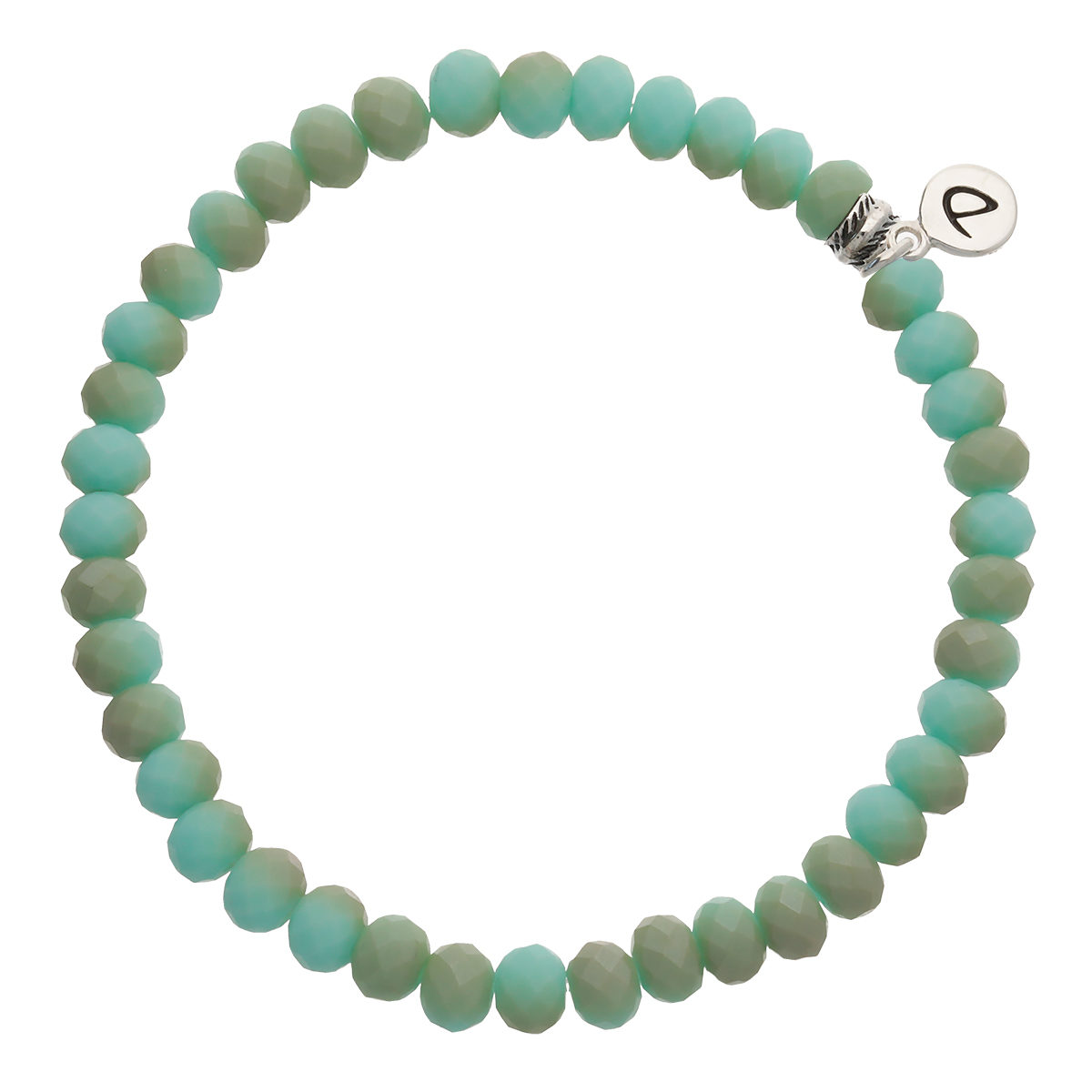 Bracelet Homme Élastique Vert Clair Choco 6mm