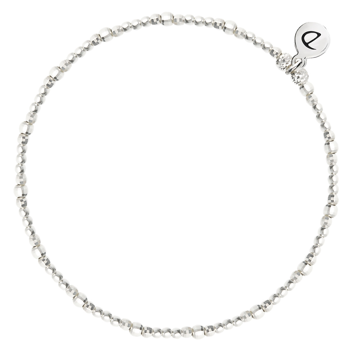 BRACELET ÉLASTIQUE BOULES Argent 925