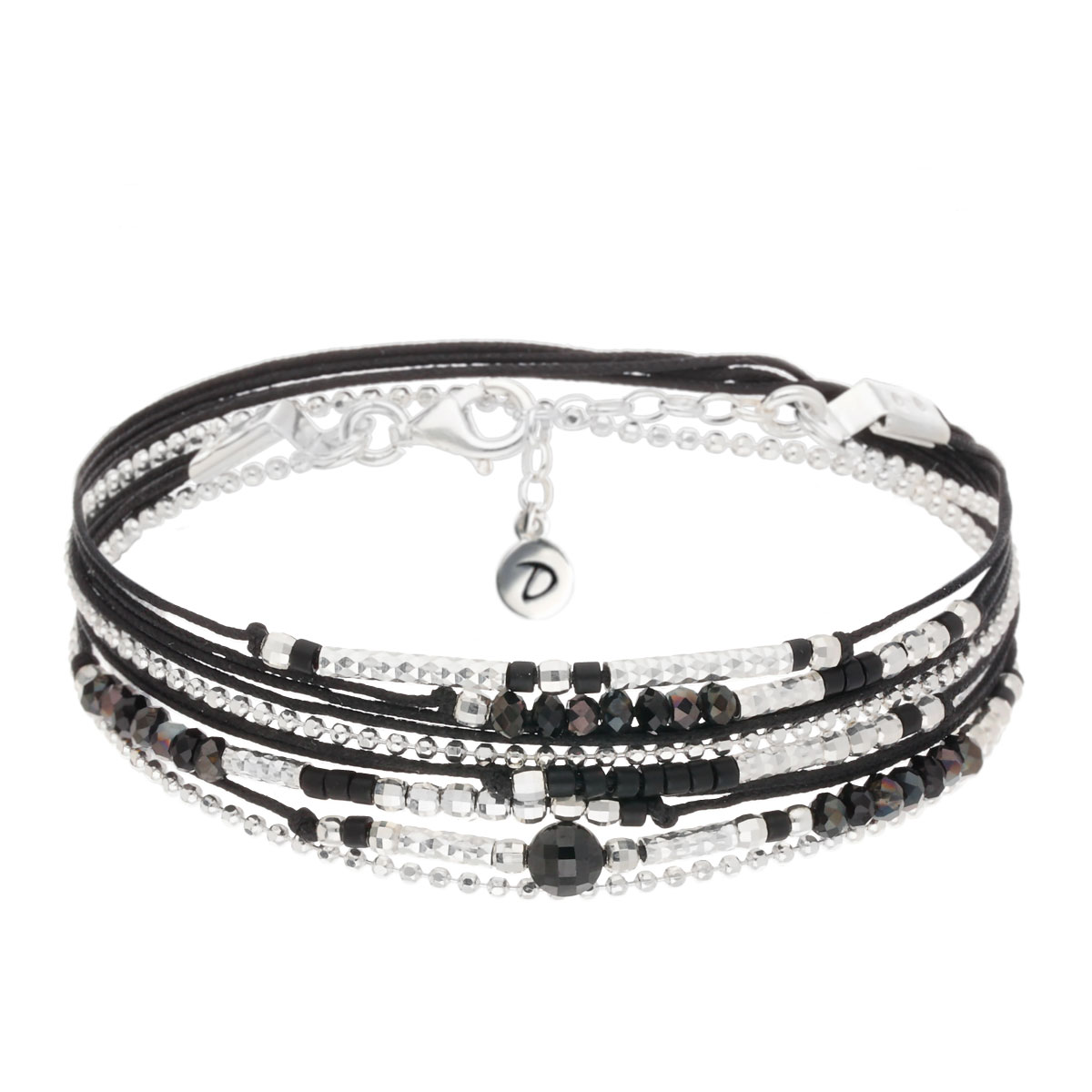 BRACELET ATLANTA NOIR BRILLANT