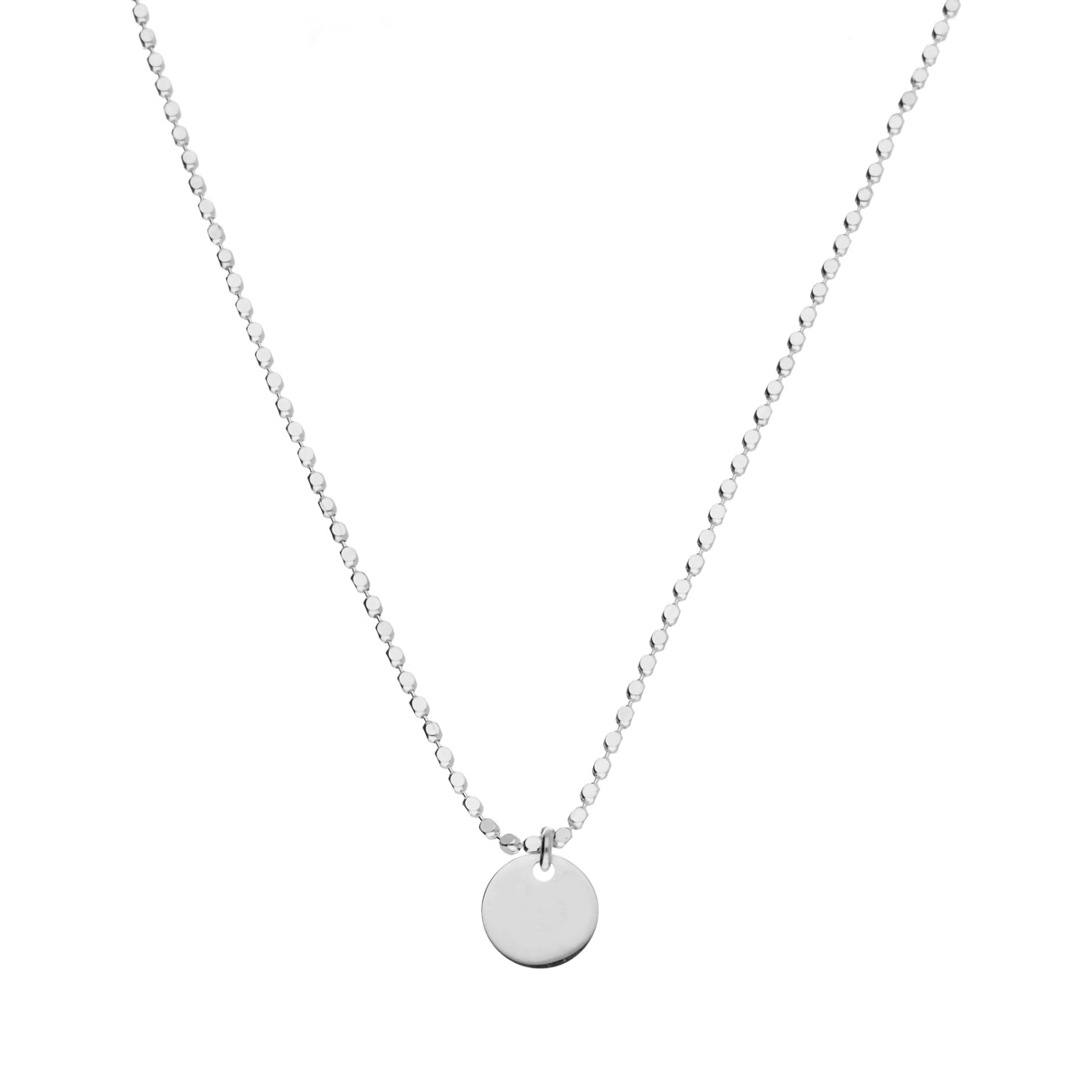 COLLIER PASTILLE CHAÎNE PETITE MAILLE ROCK
