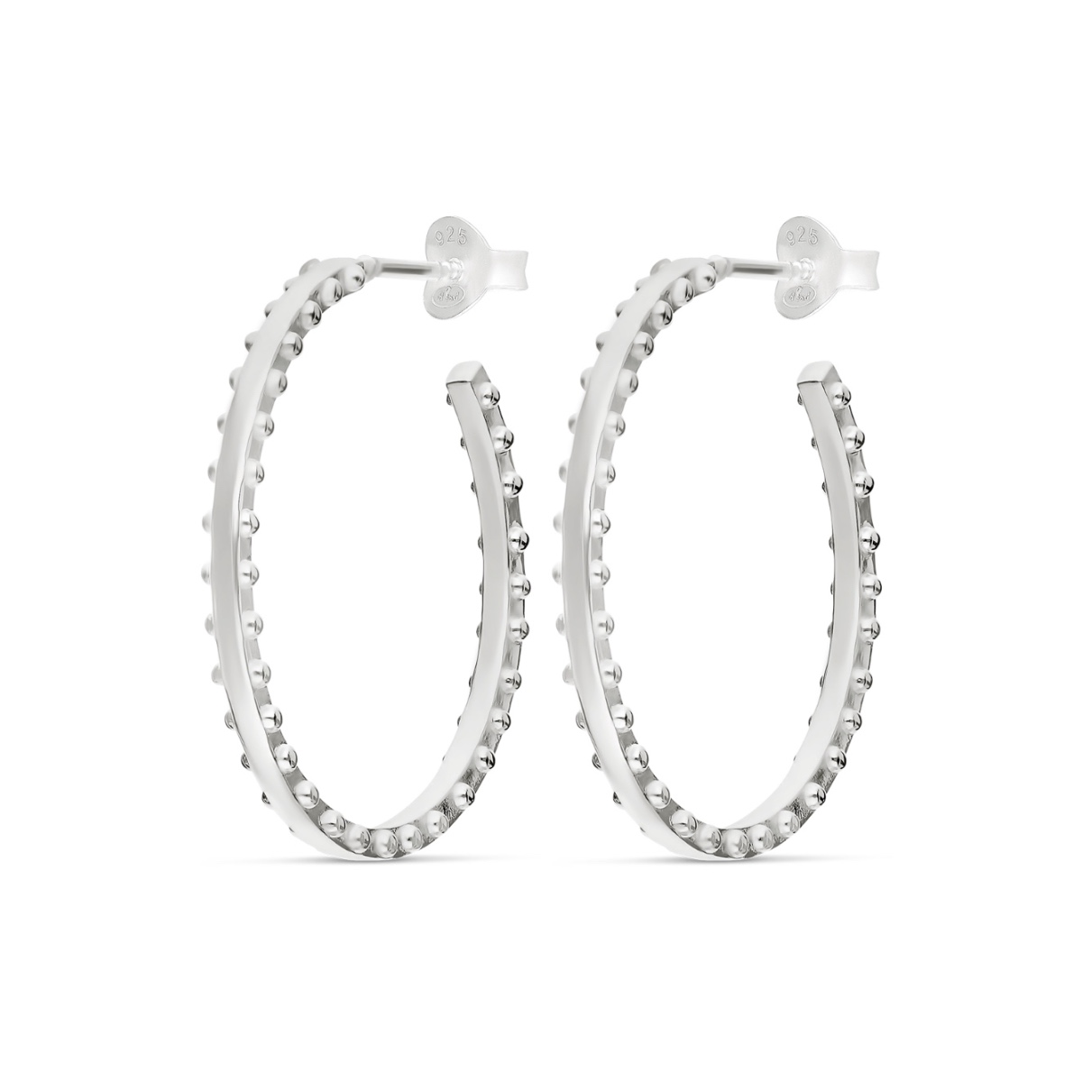 CRÉOLES OUVERTES PETITES BOULES 30MM
