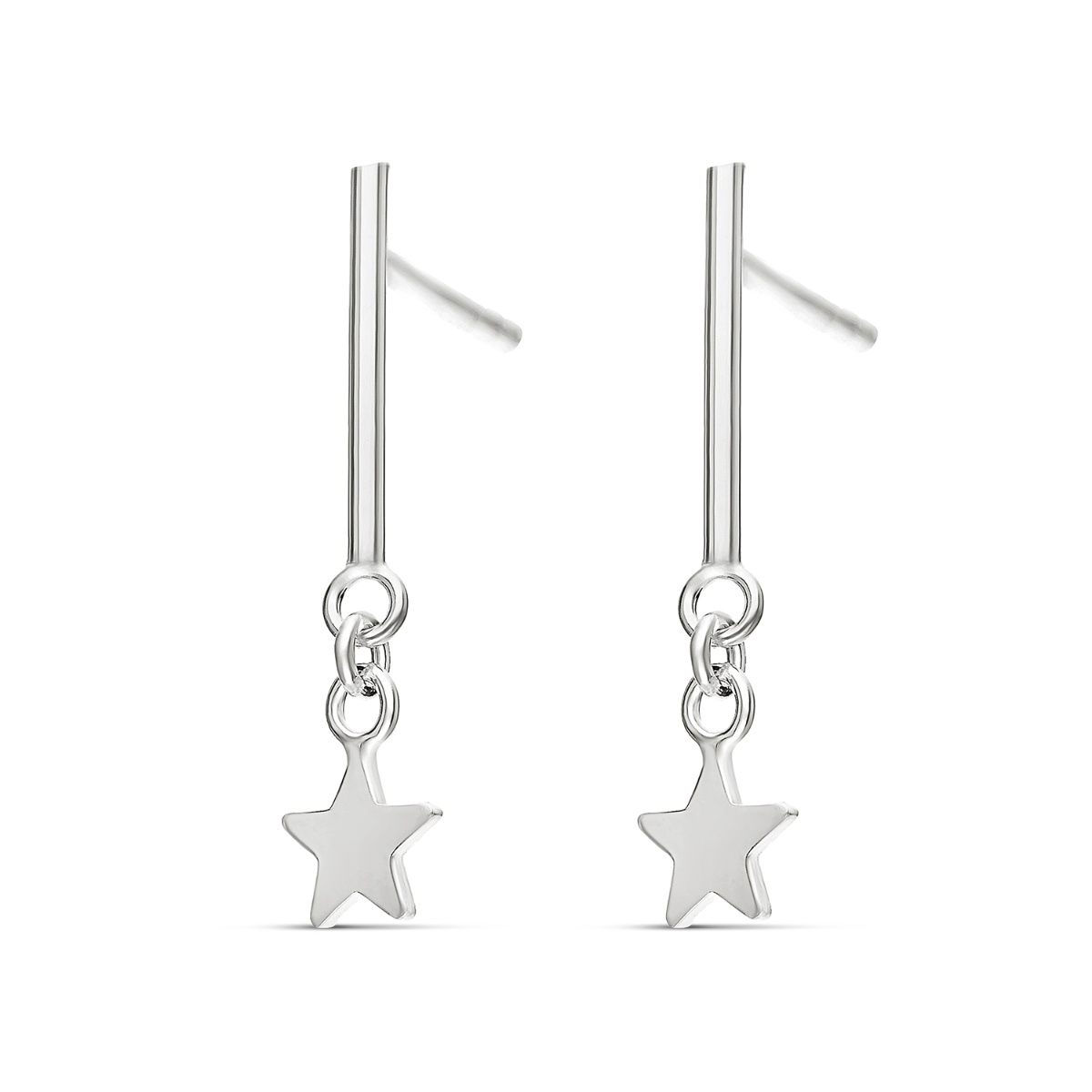 BOUCLES TIGE ETOILE 5MM