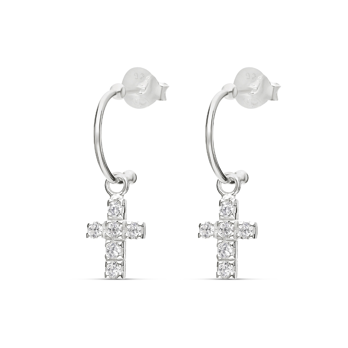 MINI CRÉOLES CROIX OXYDE