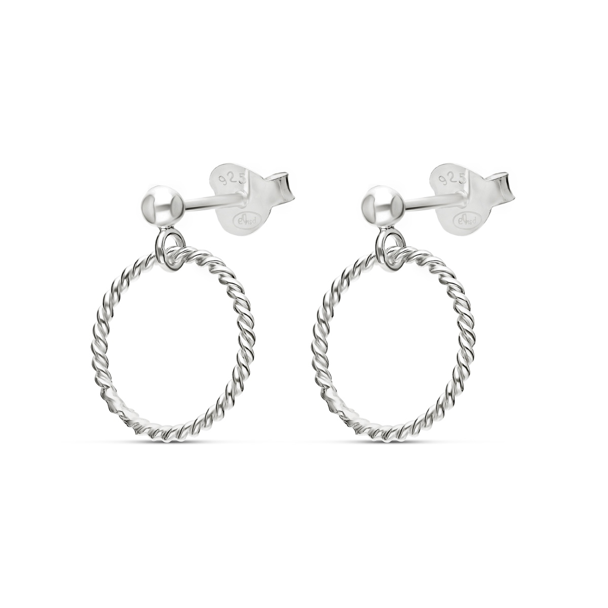BOUCLES PETIT ANNEAU MOBILE TORSADÉ